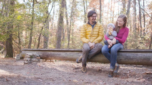 Still image from a short film posted on EllieOnTheAT.com. The Quirin family will begin their journey on the Appalachian Trail on March 20.