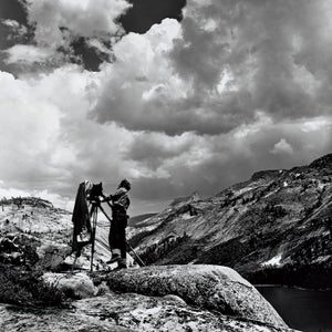 Edward Weston in Yosemite National Park, 1937.