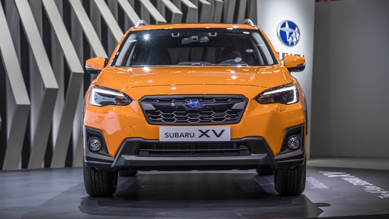 The Crosstrek debuted Wednesday at the Geneva Auto Show, in Switzerland.