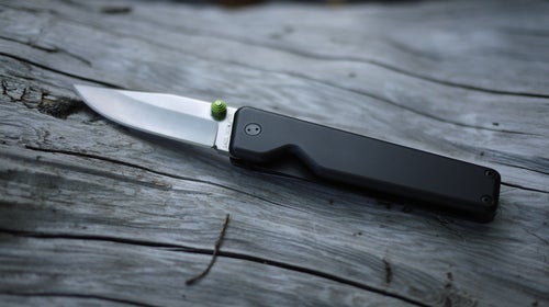 This knife is made for precision cutting.