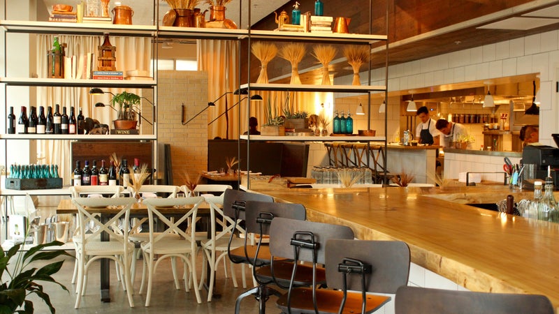 The modern chic foodie heaven of Kevin Fink's creation.
