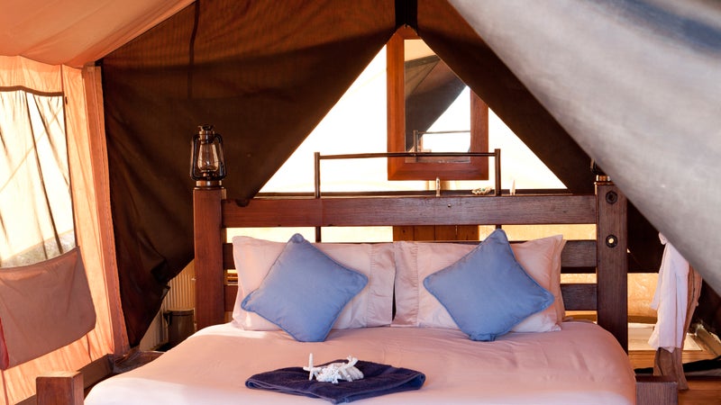 Sal Salis luxury safari camp on Ningaloo Reef, Western Australia.