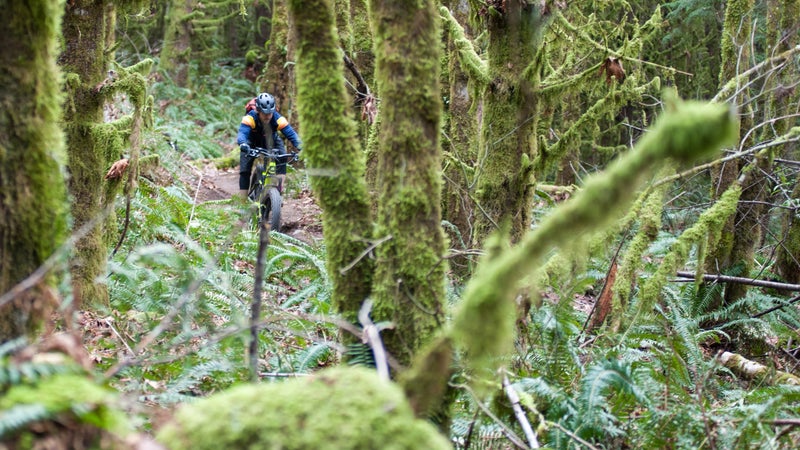Electric mountain bikes put out about 350 watts of continuous power. A small dirt bike puts out 32,000 watts, or more. This is pedaling made a little easier, not electric power.