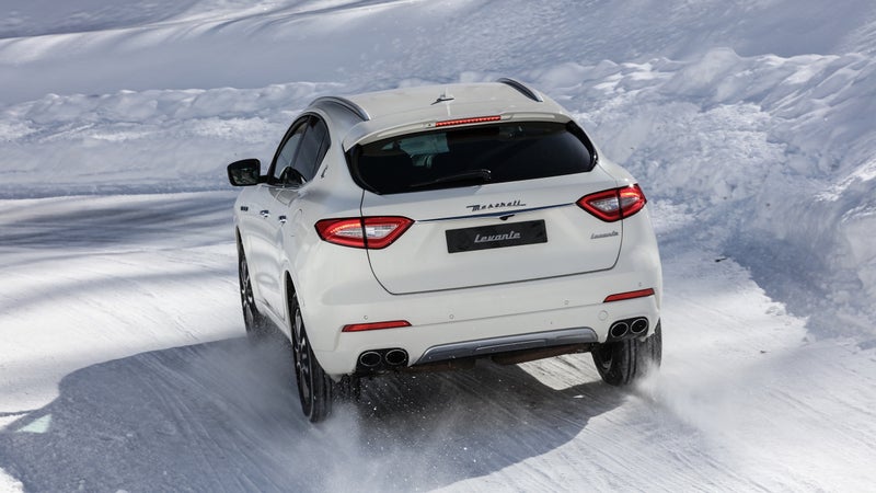 Things are much happier at the rear, where the Levante is at least anonymous.