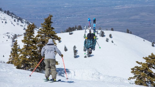 In case you were wondering: it’s totally possible to pull and land backflips on backcountry skis with backcountry boots and tech bindings.