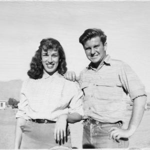 Gert with her soon-to-be-husband, Neal, in 1947