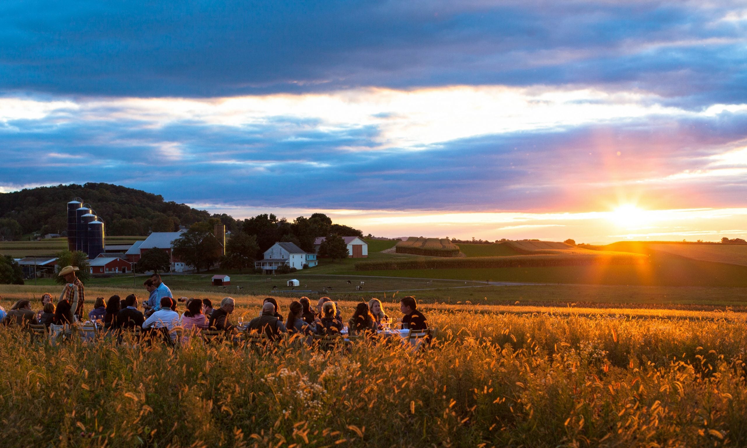 Outstanding in the Field serves up restaurant-quality meals outdoors, reinventing the typical backyard barbecue.