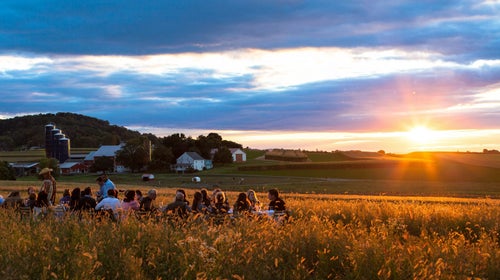 Outstanding in the Field serves up restaurant-quality meals outdoors, reinventing the typical backyard barbecue.