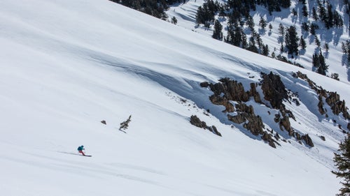 Testing skis in the Wolf Creek backcountry area, just off James Peak.