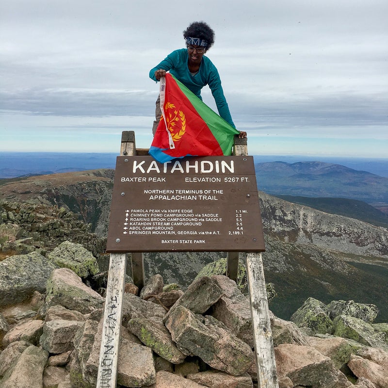 Reaching the trail's end in Maine, October 1