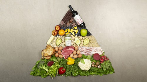 A visual representation of the paleo diet.