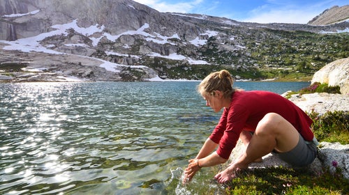 Hygiene is still important in the backcountry.