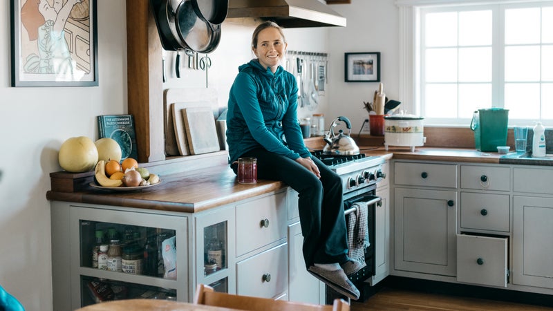 Beth Rodden at her home in Berkeley, California.