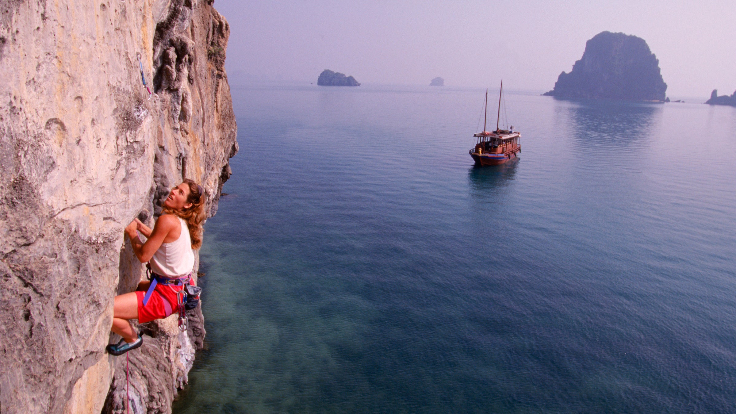 Lynn Hill is the first person, man or woman, to free-climb the Nose route on El Capitan.