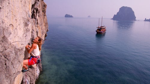 Lynn Hill is the first person, man or woman, to free-climb the Nose route on El Capitan.
