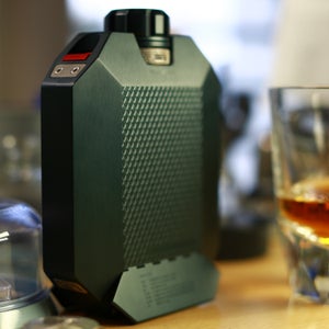 This flask can carry two types of whiskey.