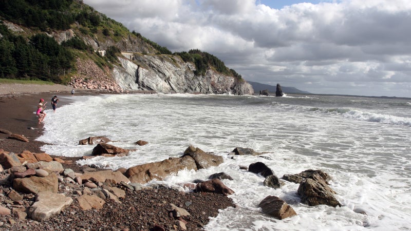 A beach in Cape Breton Highlands National Park.