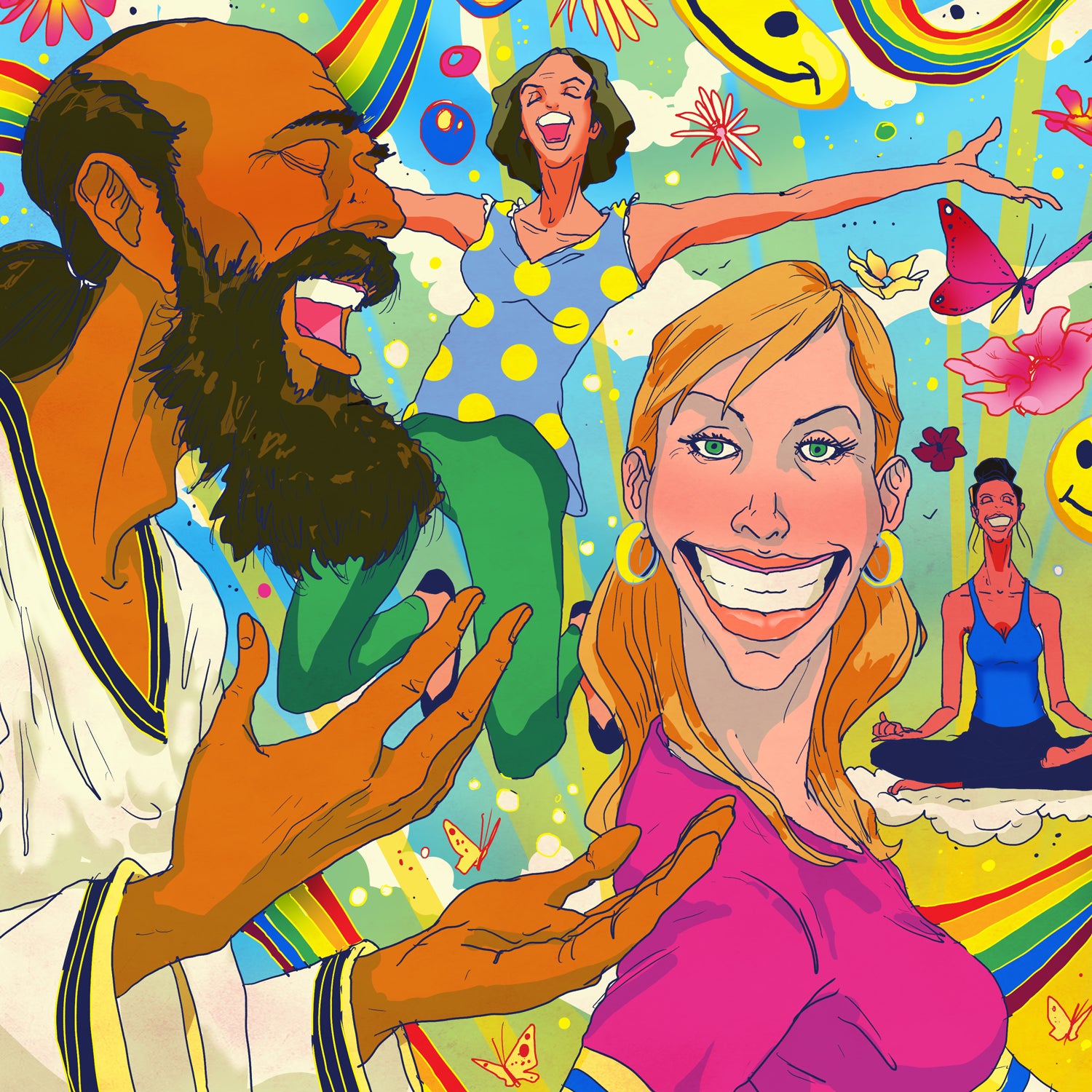 The average daily happiness rose from 86 percent on Thursday to 91 percent on Saturday, according to self-reported data collected by Plasticity, a platform that measures workplace morale and one of the summit’s sponsors.