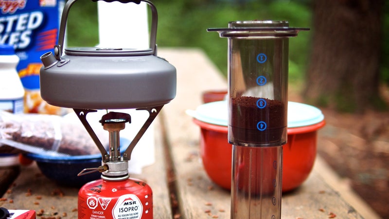 Sure, you can just squeeze coffee through an AeroPress. But take the time to learn to use one, and you'll develop the ability to make any kind of coffee you'd like, quickly and easily. Even lattes and other fancy drinks. And cleanup couldn't be easier. A dedicated coffee setup like the one pictured here is also a great travel companion鈥攜ou'll never stop for a bad cup of coffee at a dirty truck stop again.