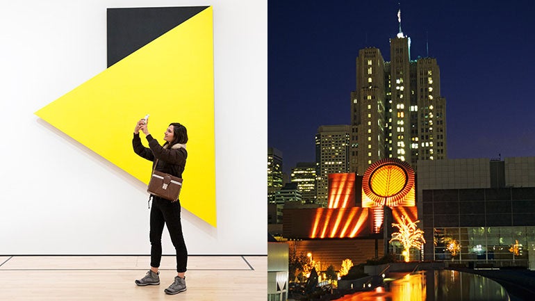 For creative inspiration, Meg visits the San Francisco Museum of Modern Art.