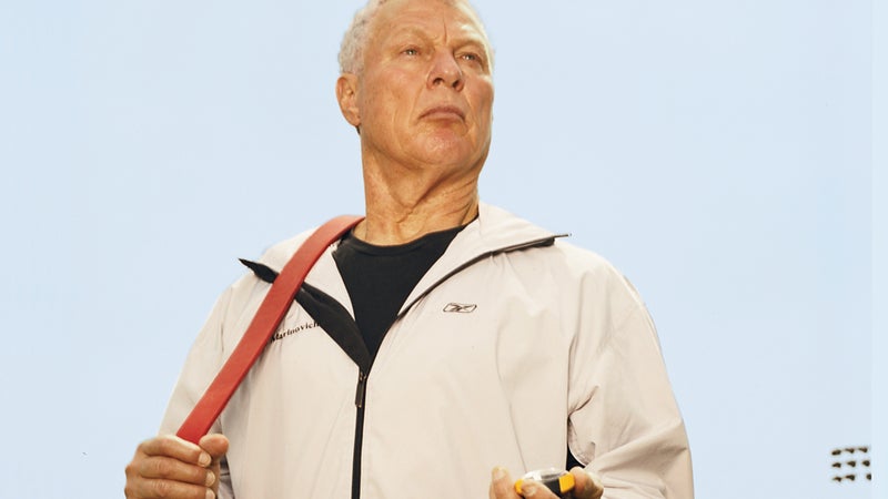 Aqua Man: Pool pusher Marv Marinovich says his water workout lets you train harder and more frequently without injury.