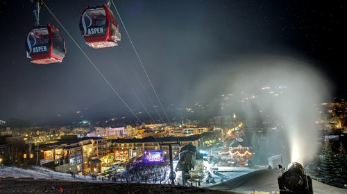 Aspen and Vail are racing for the lion's share of the North American ski resort market.