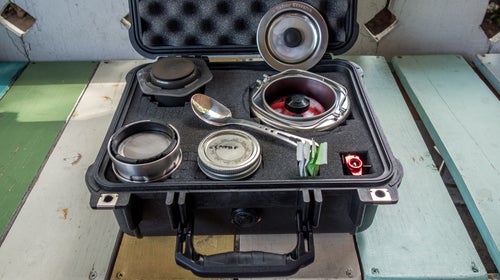 It's ridiculous housing this thing in a Pelican case, but with one, no one will ever think you don't take your coffee seriously.