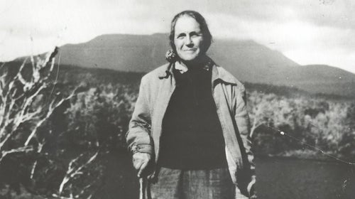 Gatewood during her first successful trip on the AT in 1955.