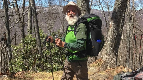 Sanders will have to maintain 14-16 miles a day to reach his world record.