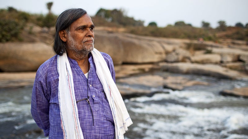 At the banks of the Nagavali River, Samantara reflects on his life's mission to protect nature and the lives of those who serve as its guardians.