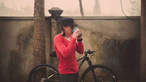 Rusch鈥檚 husband and a bike mechanic joined the support team and followed in cars where they could. For many sections, Rusch and Nguyen rode solo through jungle terrain, and the support team would meet them at the end of each day.