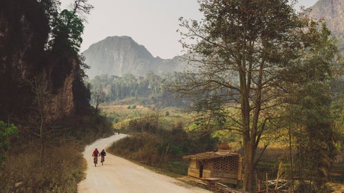 During the ride, they camped and stayed in hotels and locals鈥 homes.