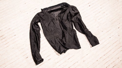 Mission Workshop The Interval Jacket ($225)
Paper-thin, ultrastretchy, Japanese-made nylon turns this rain-resistant windbreaker into the most comfortable early start shell you’ve ever worn. When not in use, it packs down to the size of a plum.