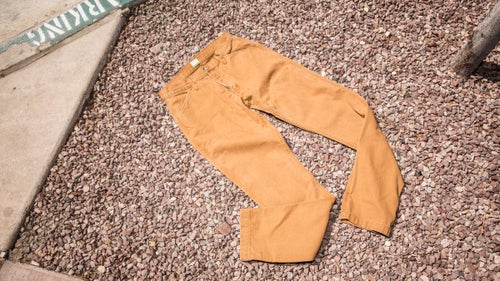 Taylor Stitch Chore Pant ($100)
Thick 12-ounce cotton canvas and reinforced double-layer knees will make these your favorite work pants. Taylor Stitch adds its touch by slimming the legs for a more refined look.