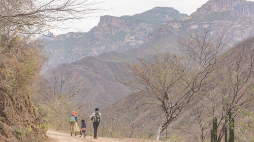 For both Mexican and international runners, reaching Urique is a logistical challenge. Hermsmeyer and Miller, for instance, drove 20 hours south from Phoenix through northern Mexico along with adventure filmmaker Ryan Van Duzer. Tarahumara families will hike in for as many as three or four days to reach Urique.