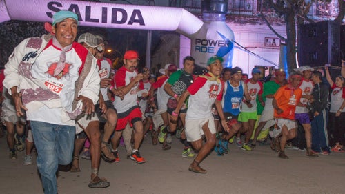 The race has grown in size and notoriety, especially after it was made famous following McDougall’s book. Beginning in 2006, internationally competitive ultrarunners—most notably Scott Jurek—started traveling to Copper Canyon. Yet it remains more of a cultural experience than a typical competition, Hermsmeyer says. Many nonelite Tarahumara runners will sprint off the starting line, laughing and vying for a single moment of glory.