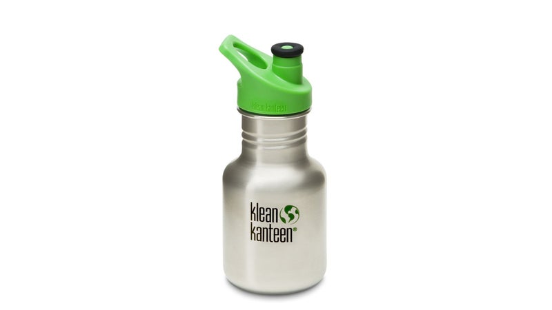 Klean Kanteen Water Bottle, Kid Classic, Sport Cap, 12 Ounce Planets