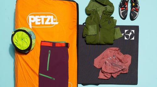 Bouldering is a sport that doesn't require a whole lot of gear. The essentials are a reliable crash pad, a sturdy pair of shoes, and quality chalk.