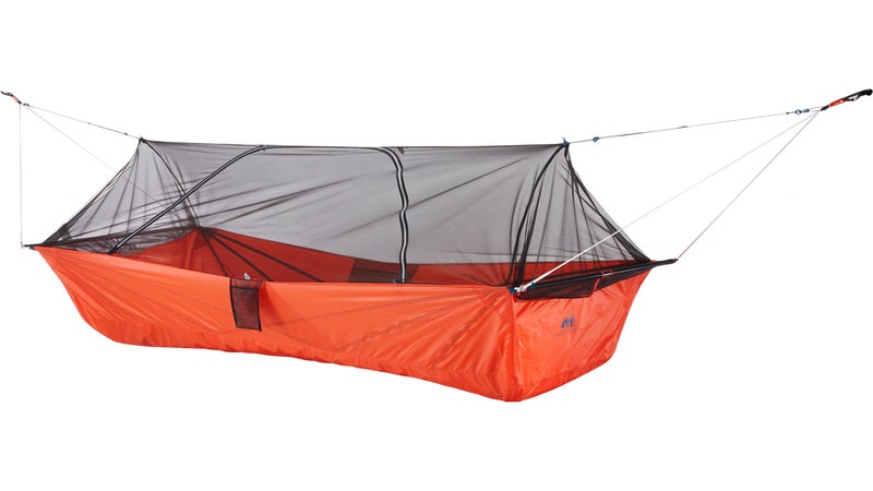 REI Quarter Dome Air hammock tent.