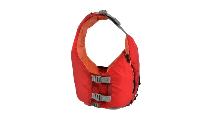 The Layla still uses the tri-panel construction that Curry introduced in 1994. Two side seams parallel the central zipper and let the jacket wrap around curvy profiles.