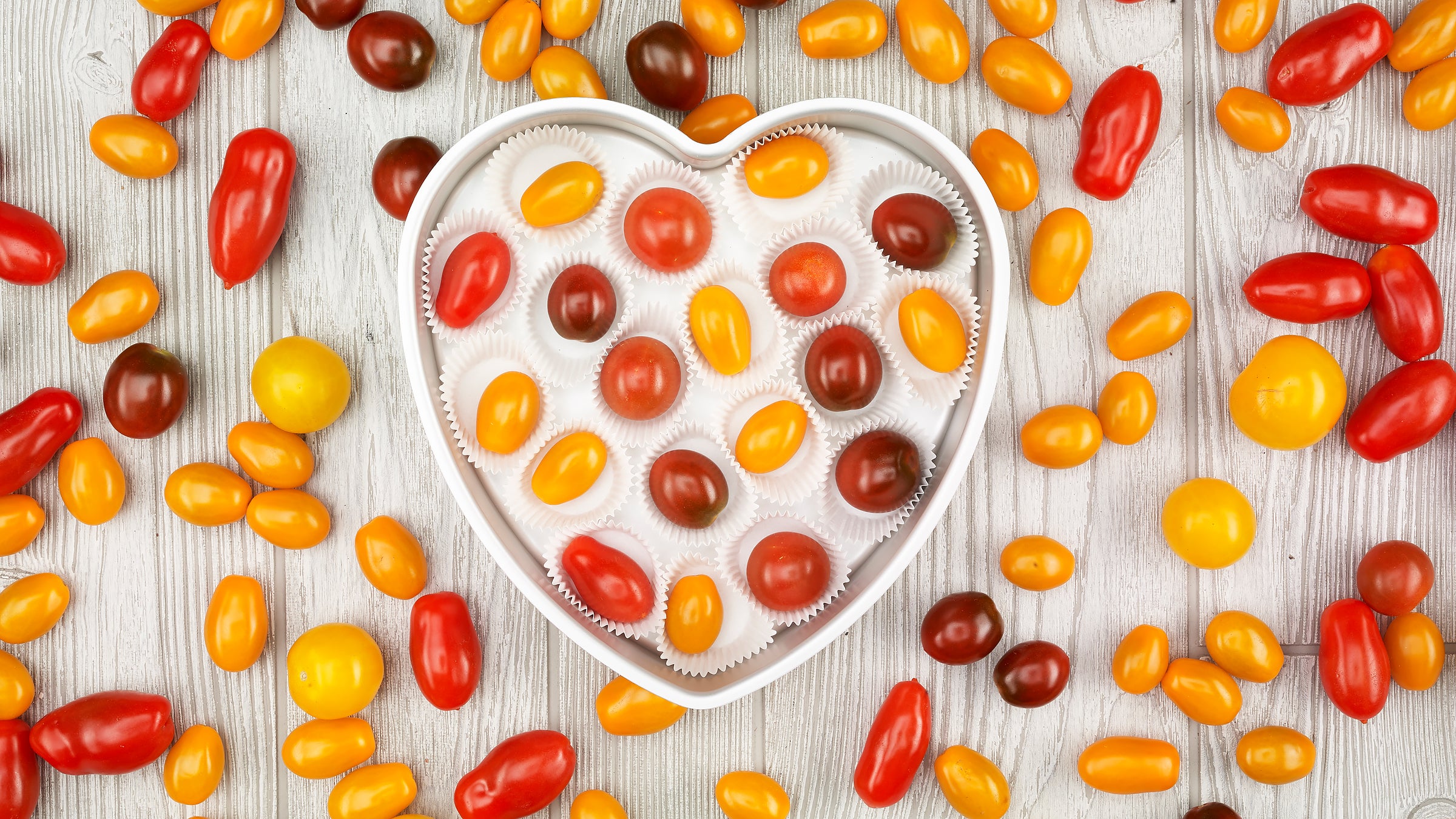 Love is like a box of chocolates...or tomatoes. 