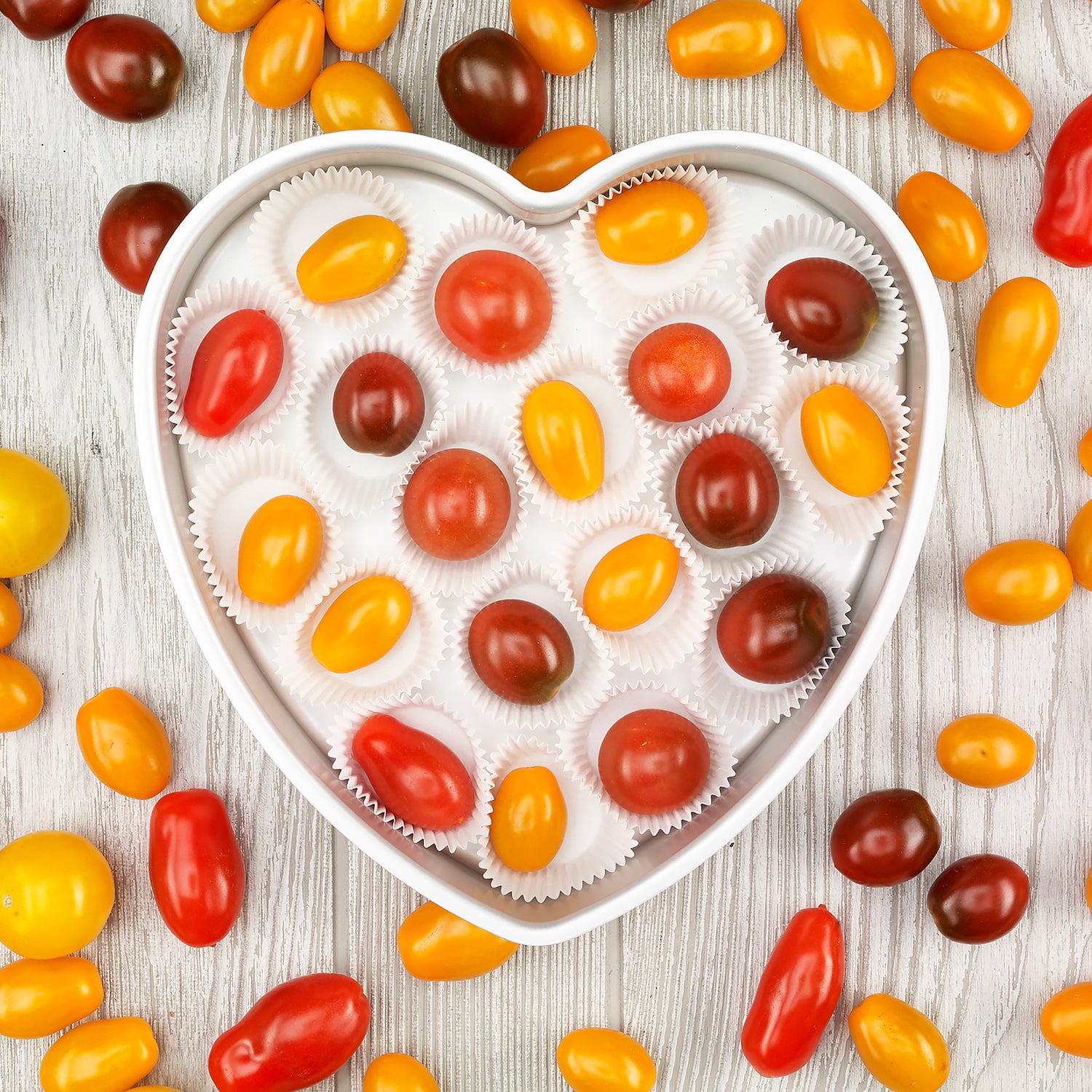 Love is like a box of chocolates...or tomatoes.