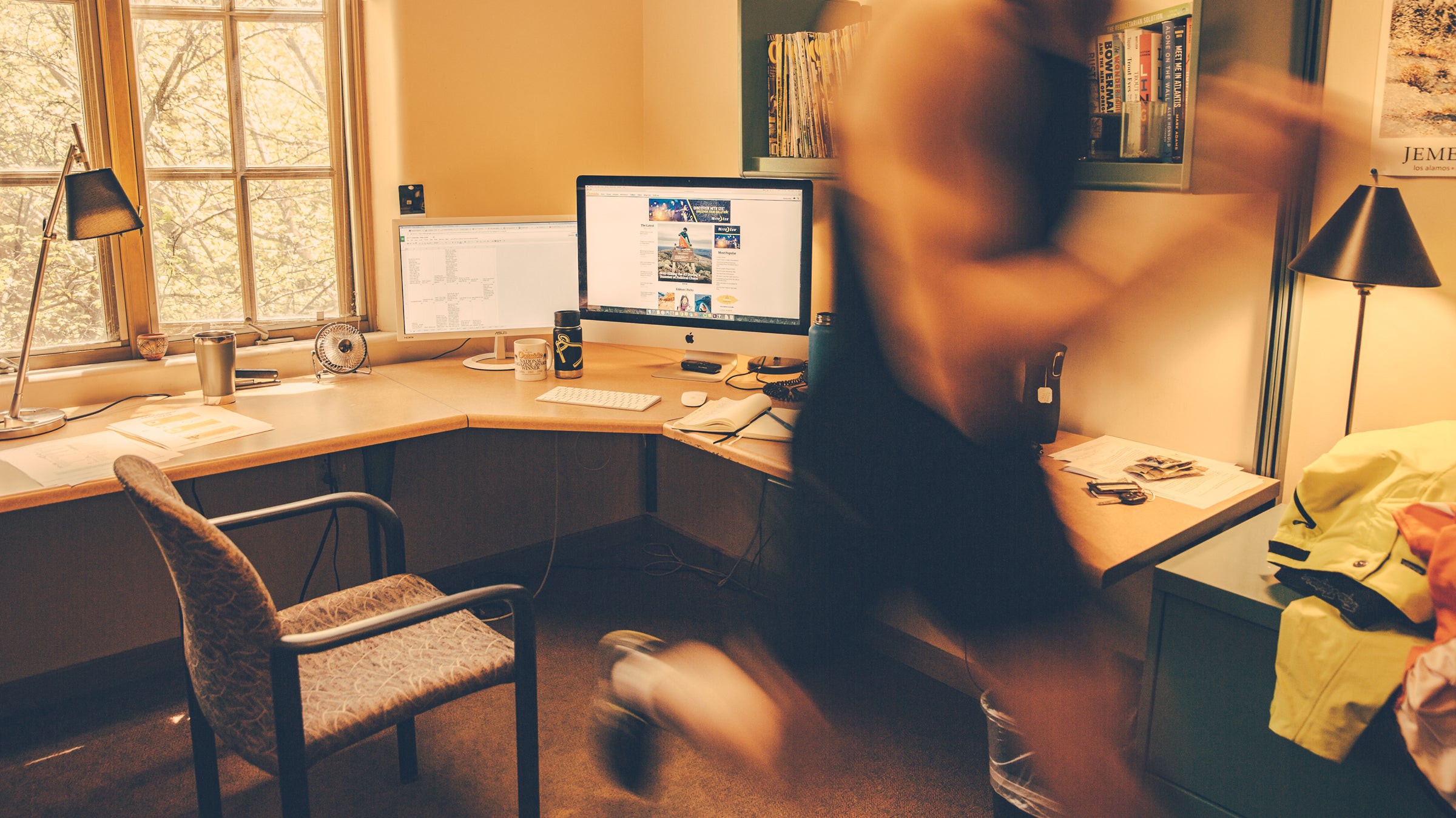 Bolting for a midday sweat isn't easy, but it's worth it.