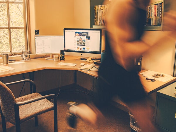 Bolting for a midday sweat isn't easy, but it's worth it.