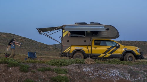 Our little homestead in Mexico. It sure was flashy, but south of the border, we got more thumbs ups than scowls.