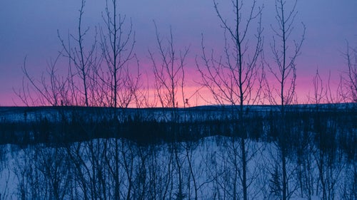 The beautiful, warm colors of sunrise, which was around 9:30 a.m., offered an invigorating glimmer of hope and a reprieve from the suffocating cold of night.