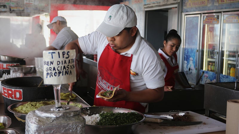 Is the food in Baja delicious? Yes. Is there a chance you might get sick by eating it? Yes. Is it worth the risk? Totally.