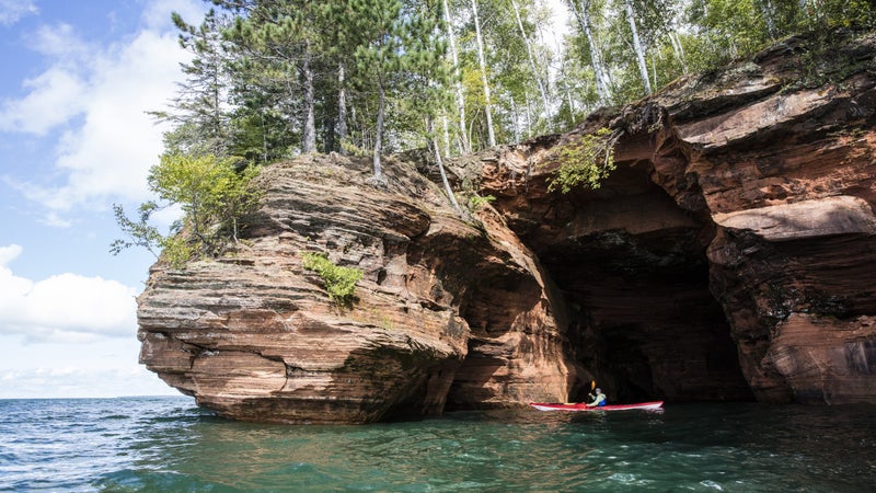 Kayaking Apostle Islands.