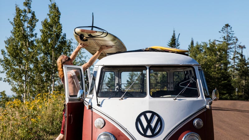 Wilkie’s Volkswagen bus.