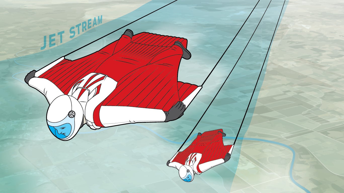 Fraser Corsan hopes to set the new wingsuit speed record this year.